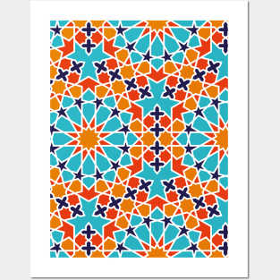 Arabic pattern Posters and Art